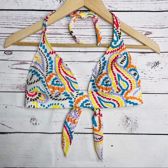 Victoria's Secret multicolor bikini top push-up - Picture 1 of 10
